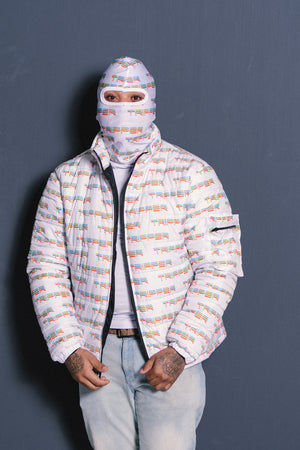 White Ski Mask